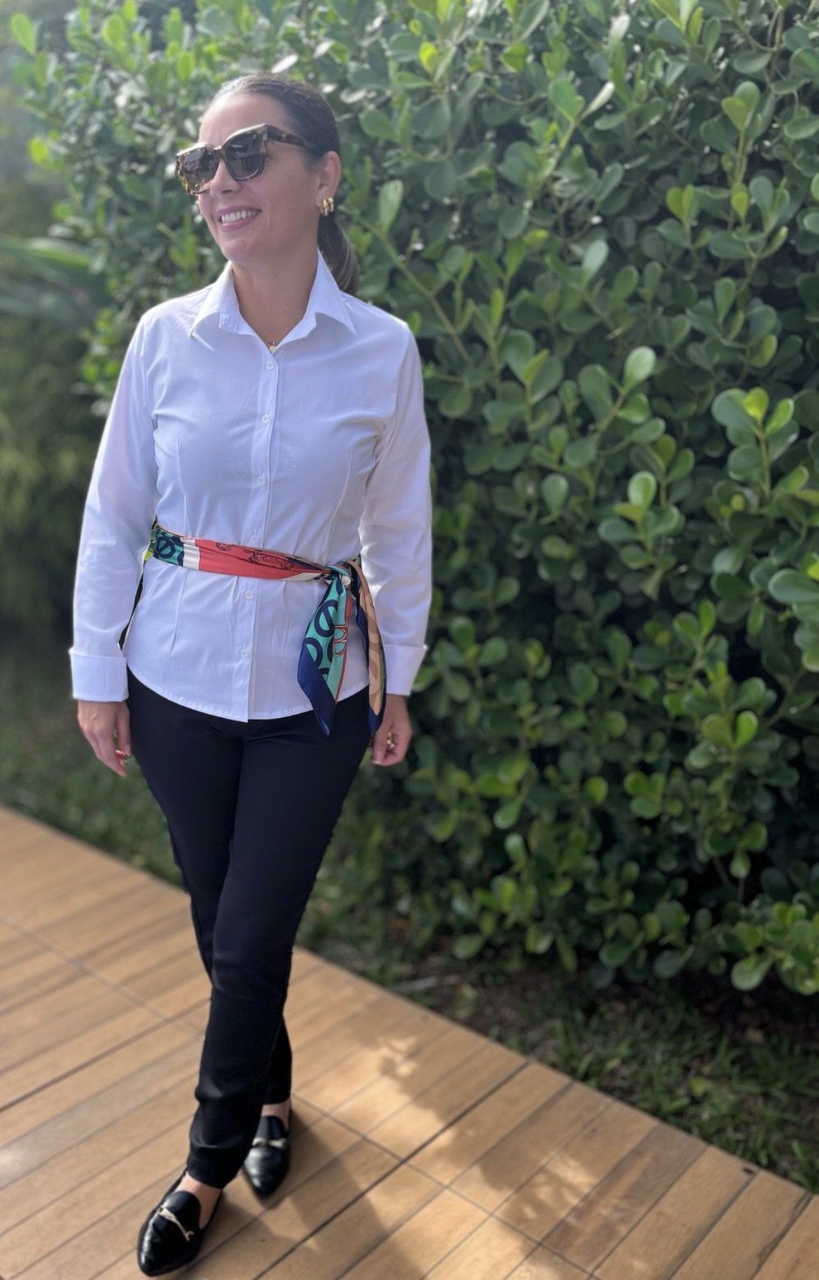 Camisa Slim Lisa Feminina - Botão ML