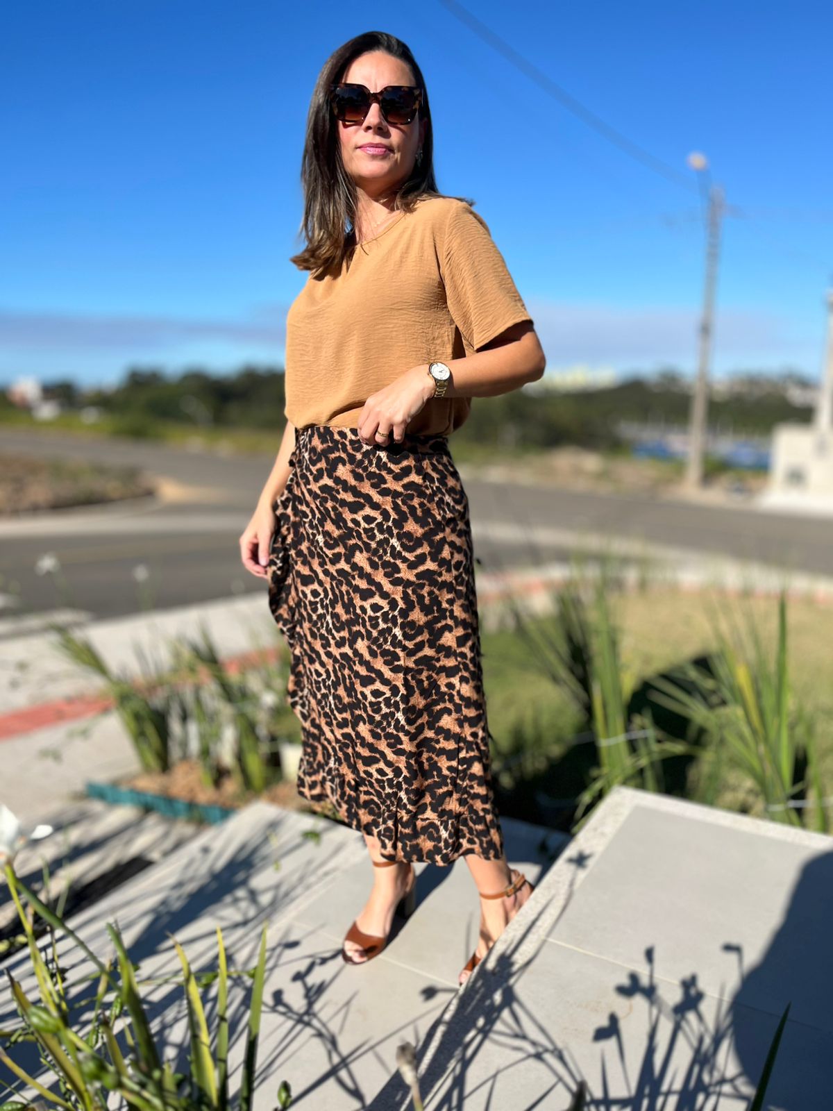 Saia Transpassada de Viscose - Imagem 3