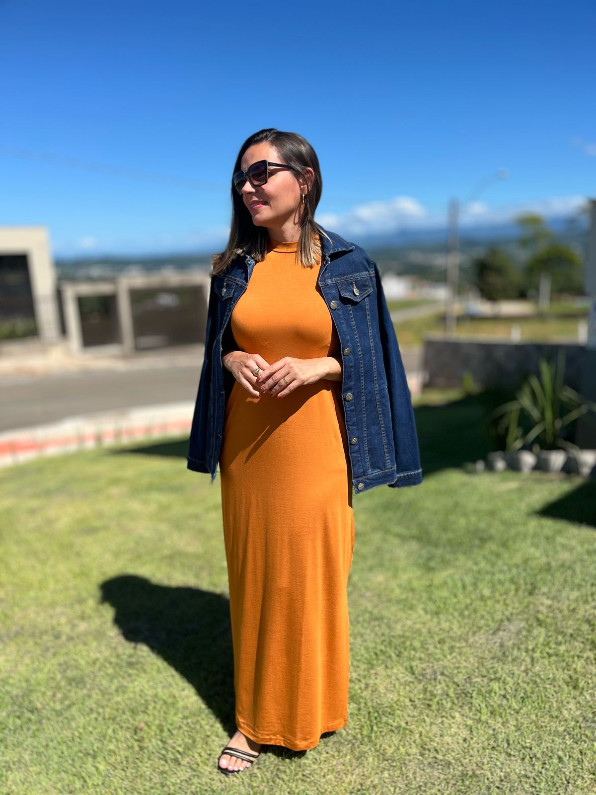 Jaqueta Jeans Alongada c/elastano - Imagem 3