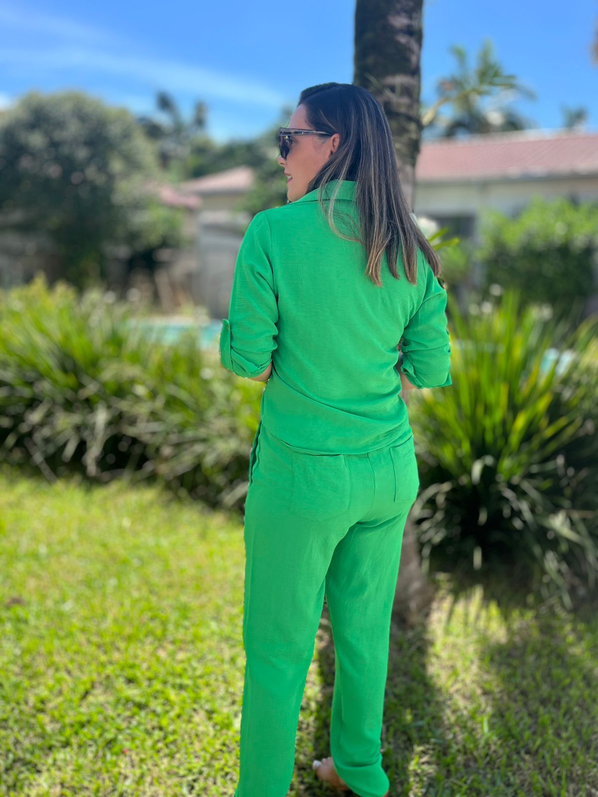 Calça Crepe Bolso Traseiro - Imagem 2