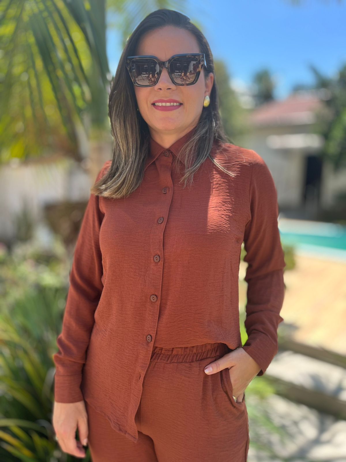 Camisa Crepe Tradicional ML