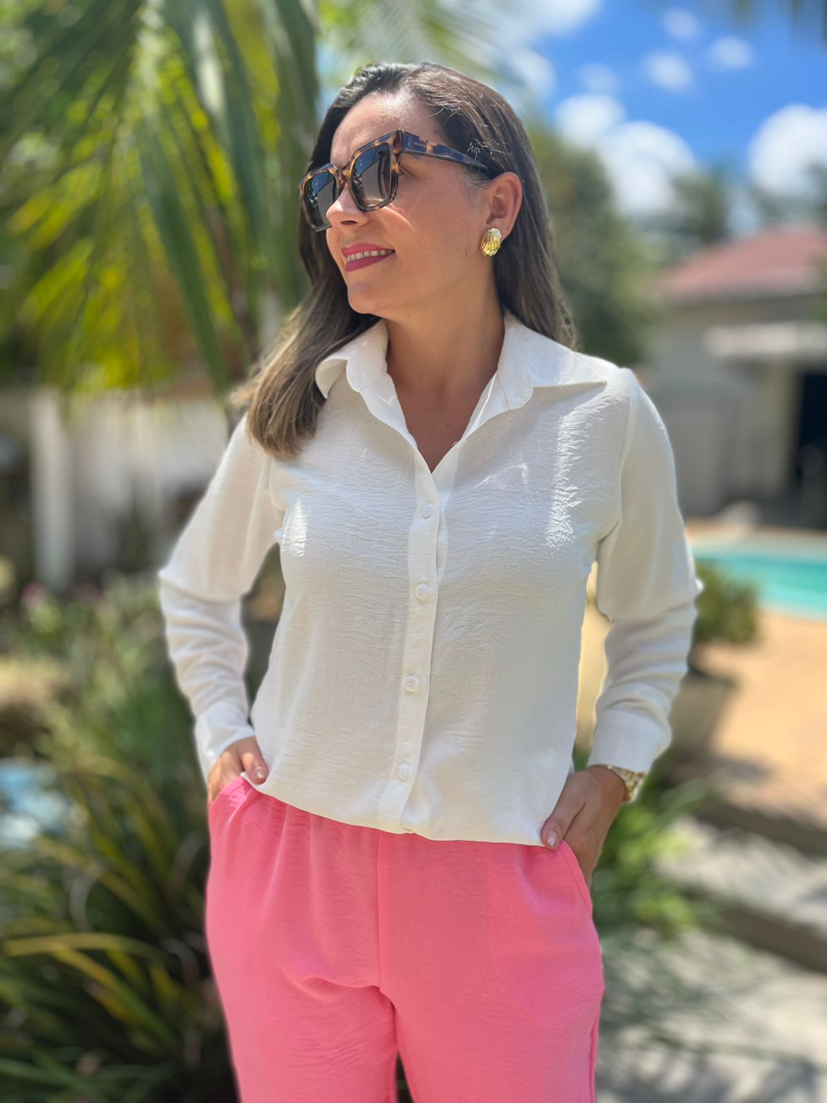 Camisa Crepe Tradicional ML - Imagem 7