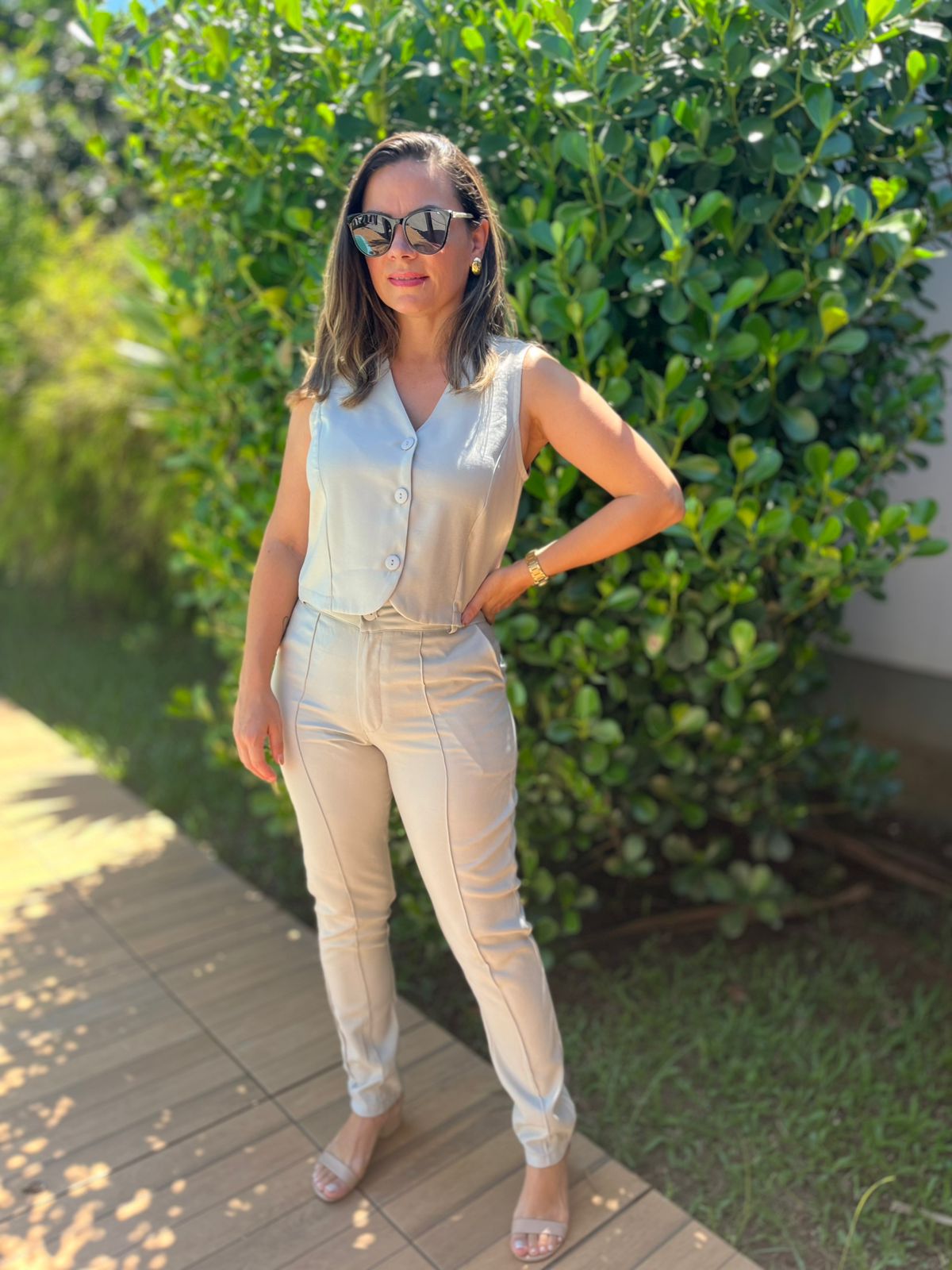 Colete Alfaiataria Marrant Curto - Imagem 6